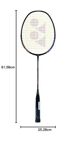 Yonex Nanoray Light 18i Graphite Badminton Racquet With Free Full Cover (77 Grams, 30 Lbs Tension, Black)