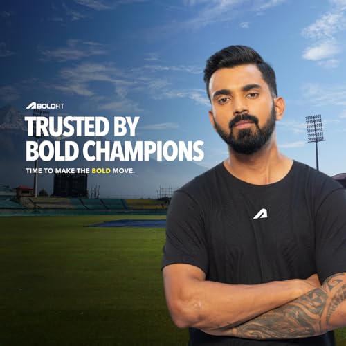 Boldfit Men's Non Marking Badminton Shoes - Anti Skid, Breathable, Inferno Orange/Black 09