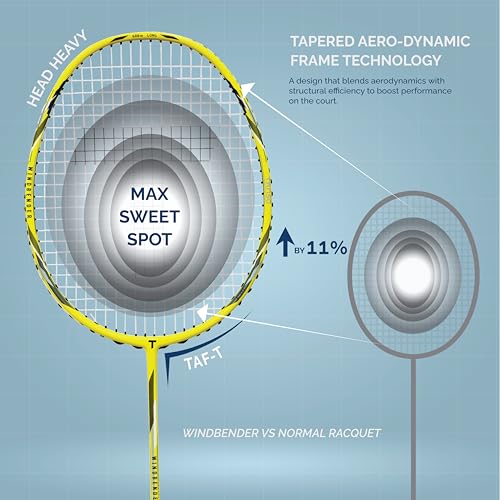 Tanso Windbender badminton racket