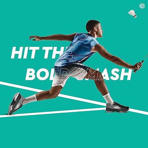Boldfit Badminton Shoes Shuttle Non Marking Shoes For Badminton Men Light Badminton Shoes For Women & Badminton Shoes Men Breathable Non Marking