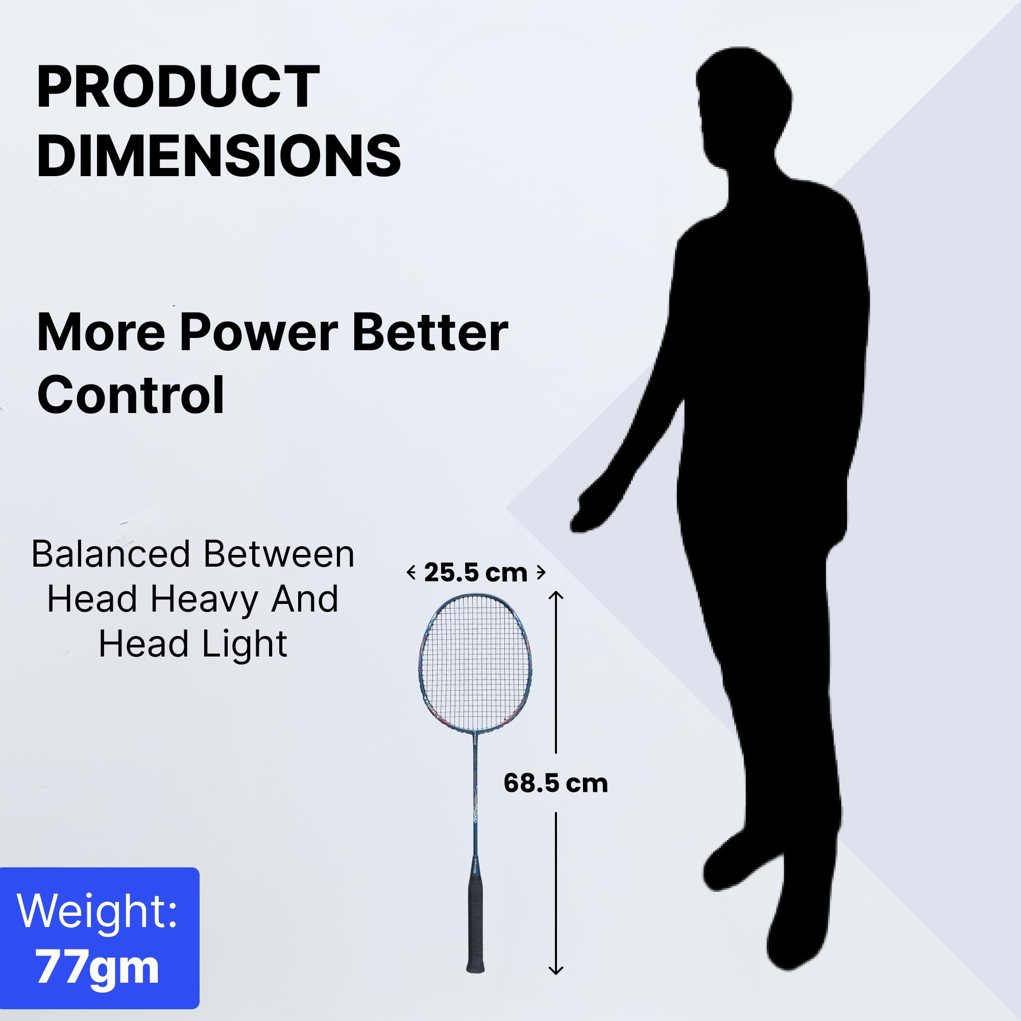 STRAUSS badminton racket