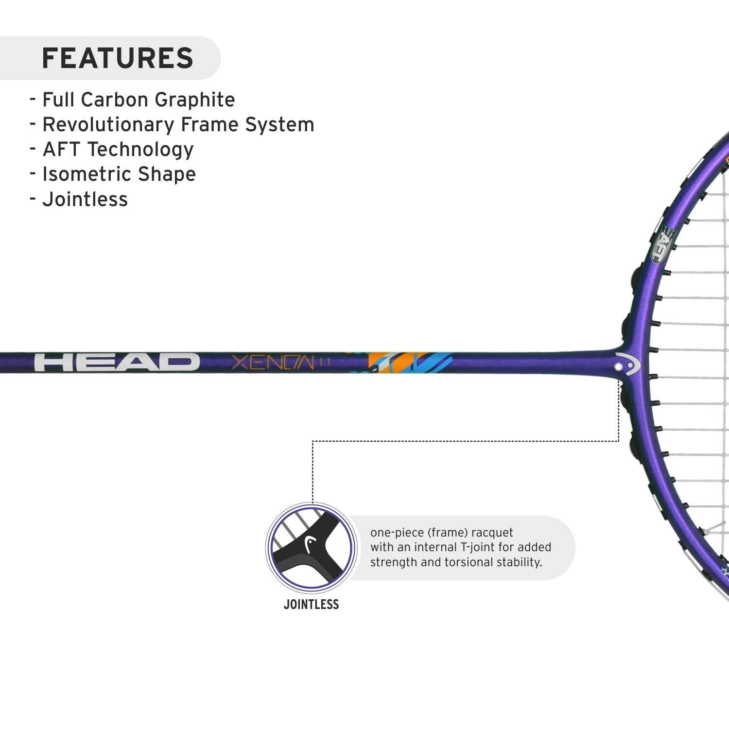 Head Xenon 1.1 badminton racket