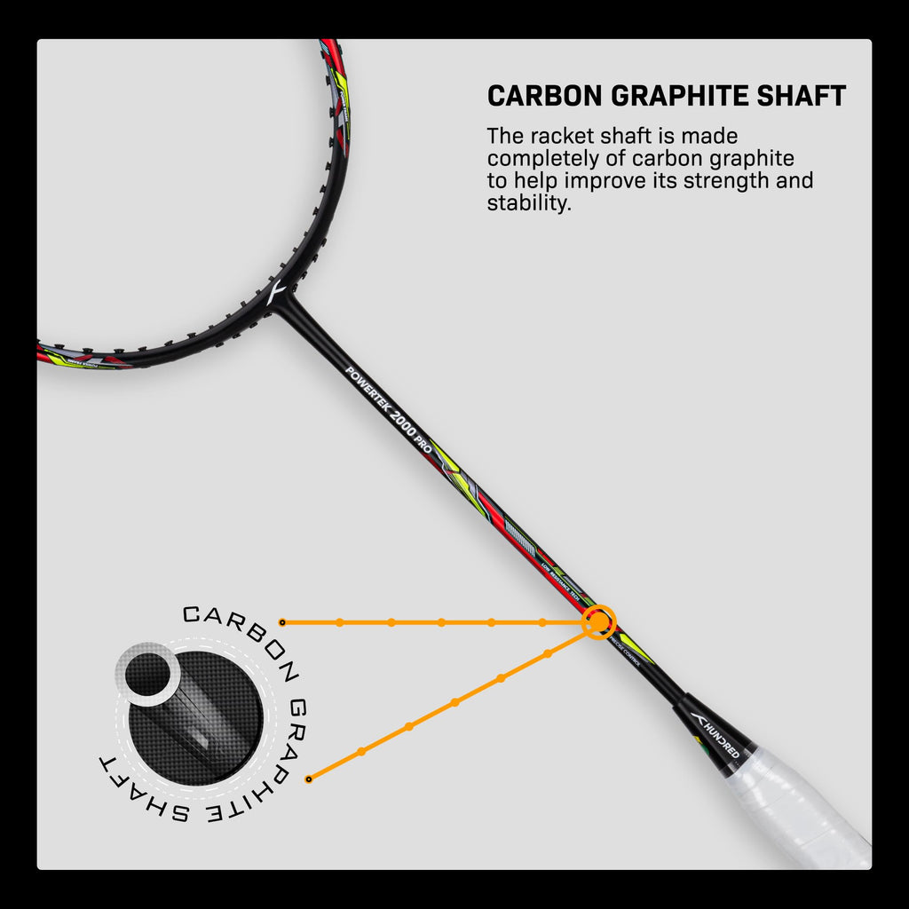 Hundred Powertek Badminton Racket