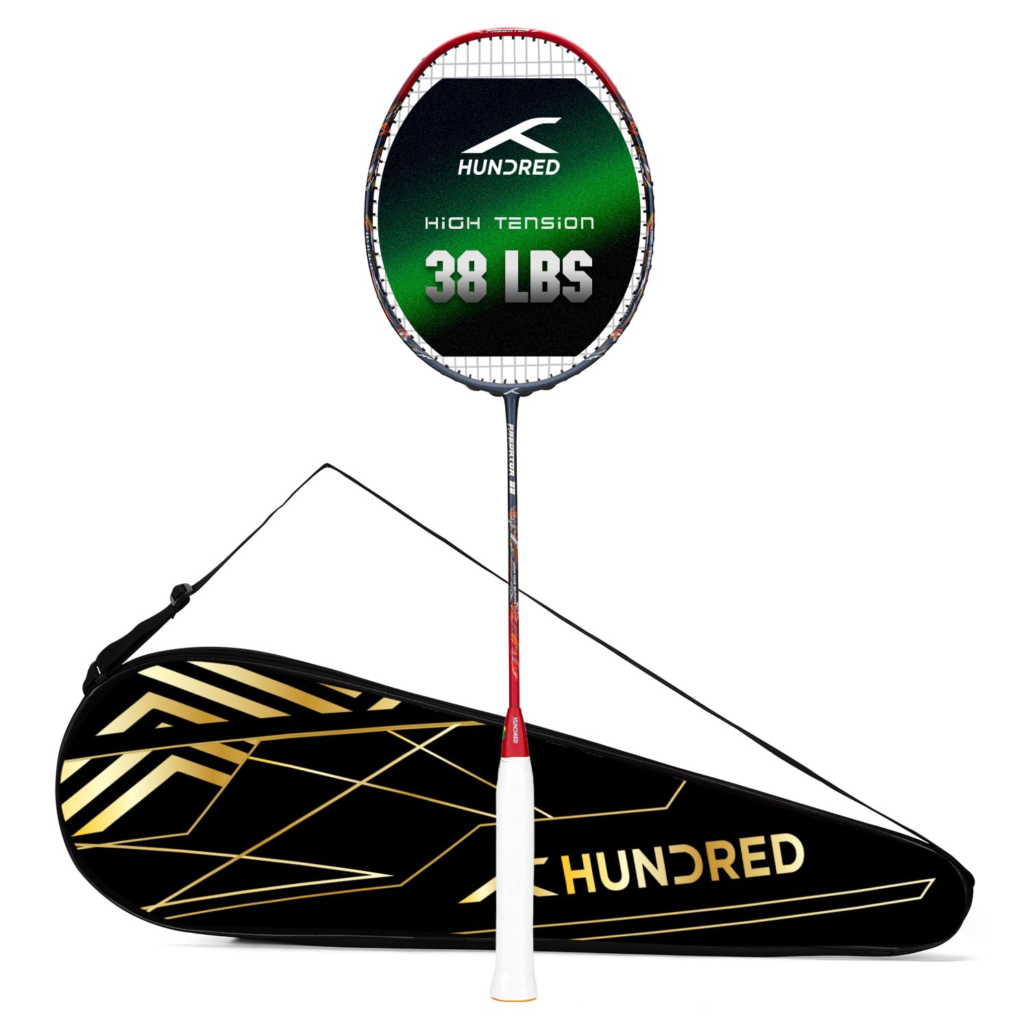 hundred-predator-82-extra-strong-japan-made-graphite-strung-badminton-racket
