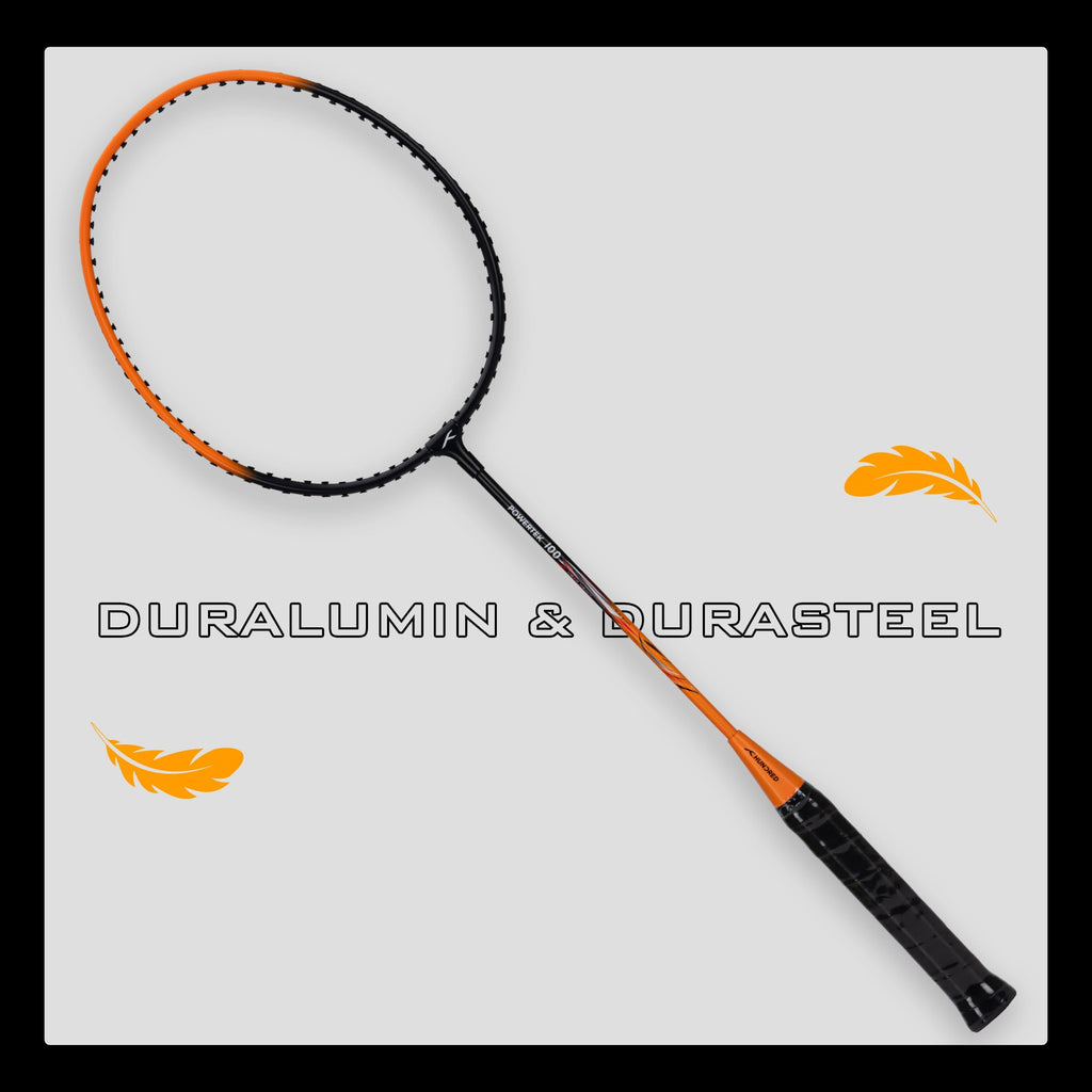 hundred-aluminium-powertek-100-set-of-2-badminton-racket