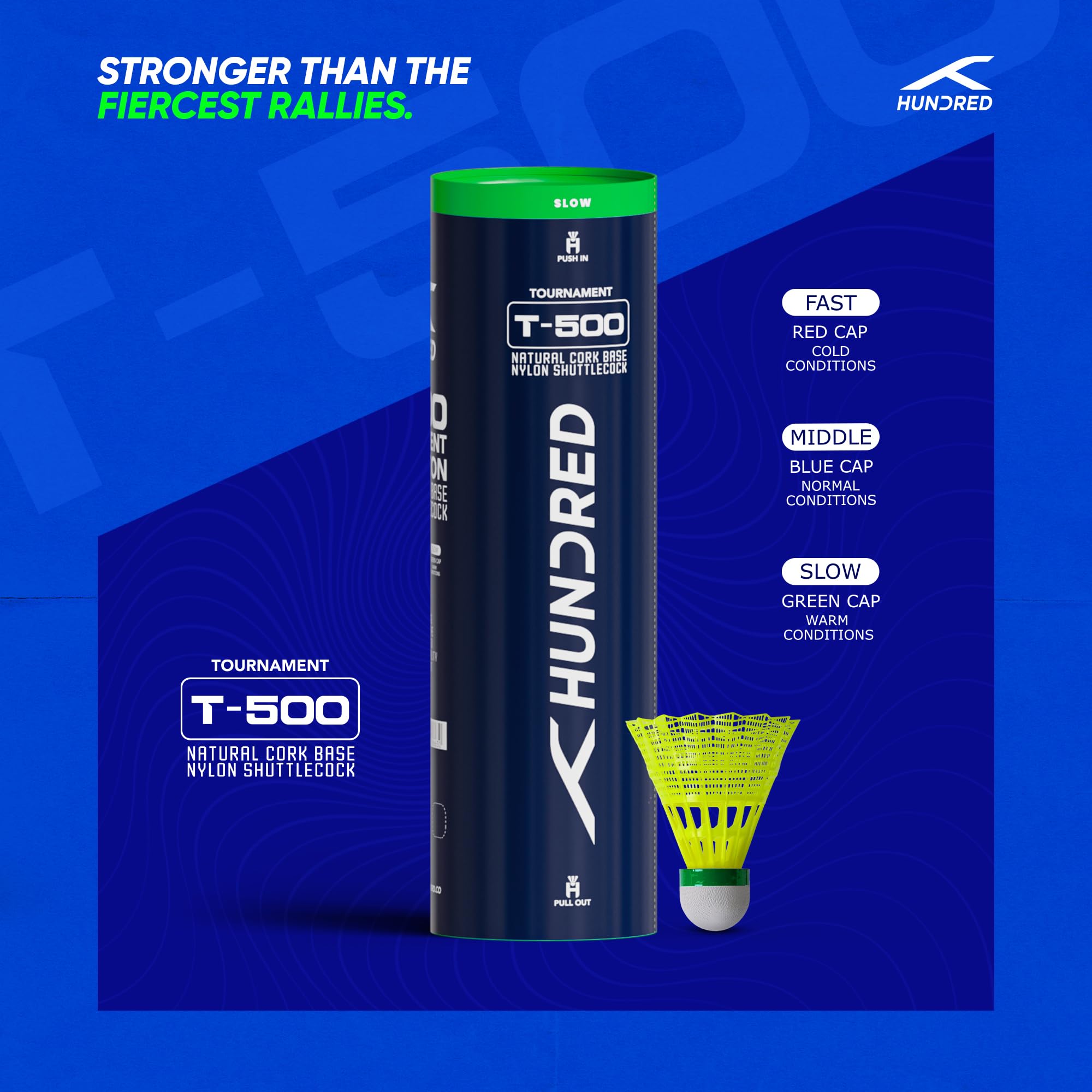 Hundred T-500 Shuttlecock