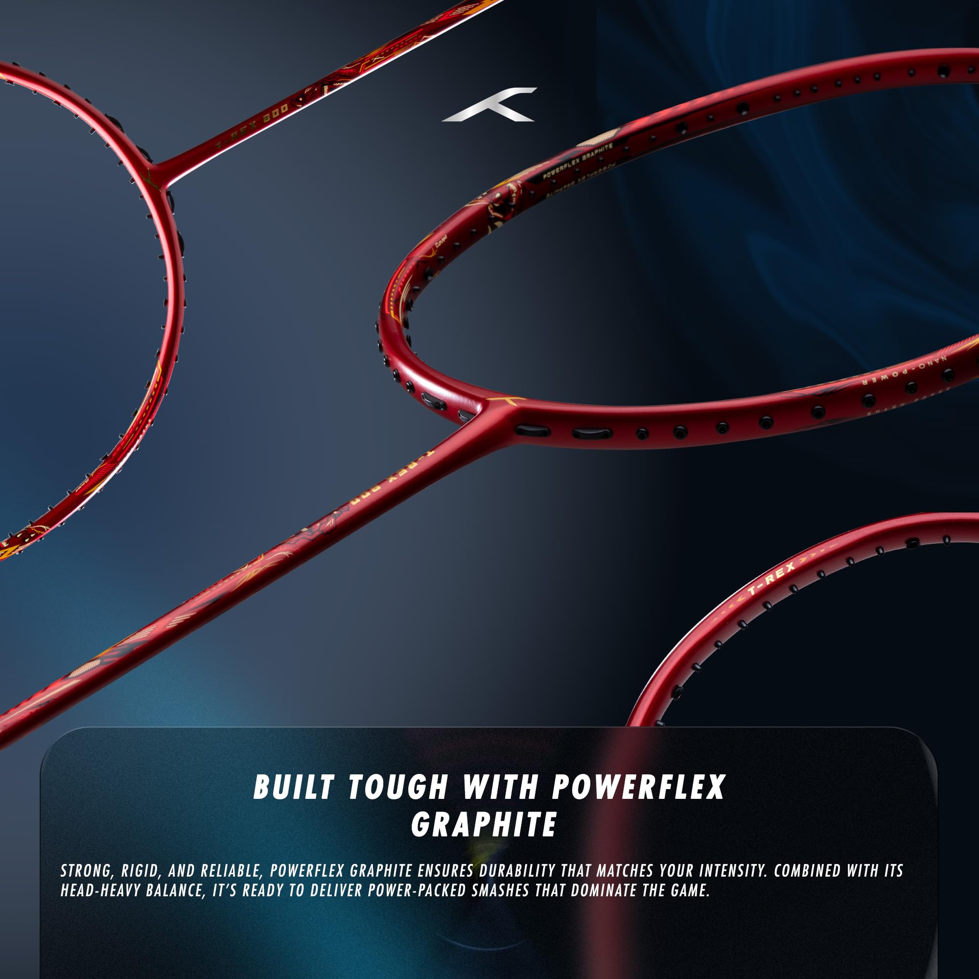 Hundred T-Rex 800 Badminton Racket