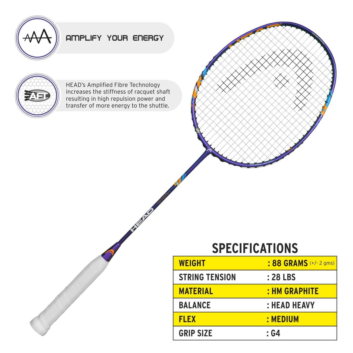 Head Xenon 1.1 badminton racket
