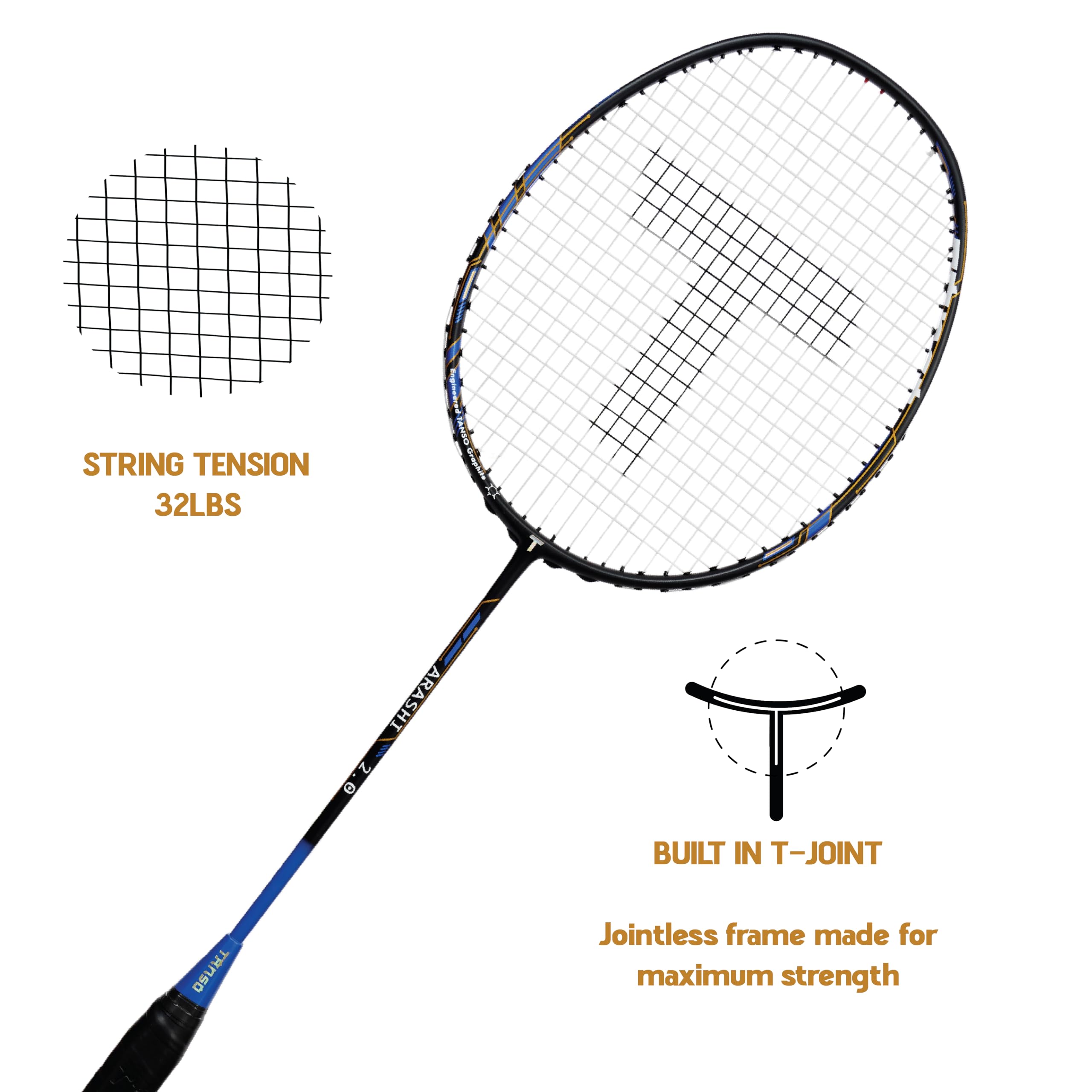 Tanso Arashi 2.0 Badminton Racket