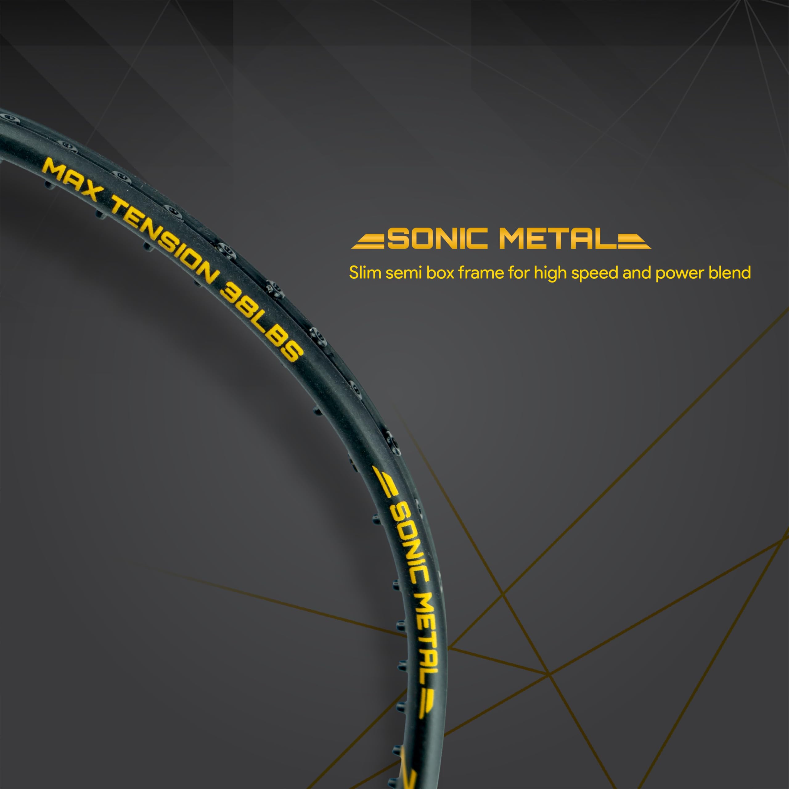 Apacs Z-Power 800 RP+ (38LBS, 100% Japan Made Graphite) 4U | Head Heavy Unstrung Badminton Racquet with Sonic Metal Tech