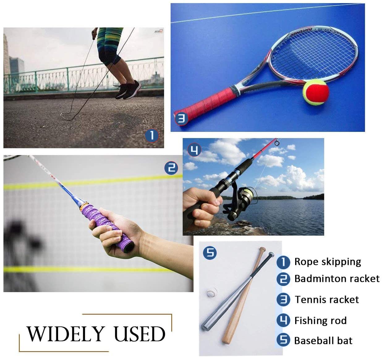 Syga badminton grip