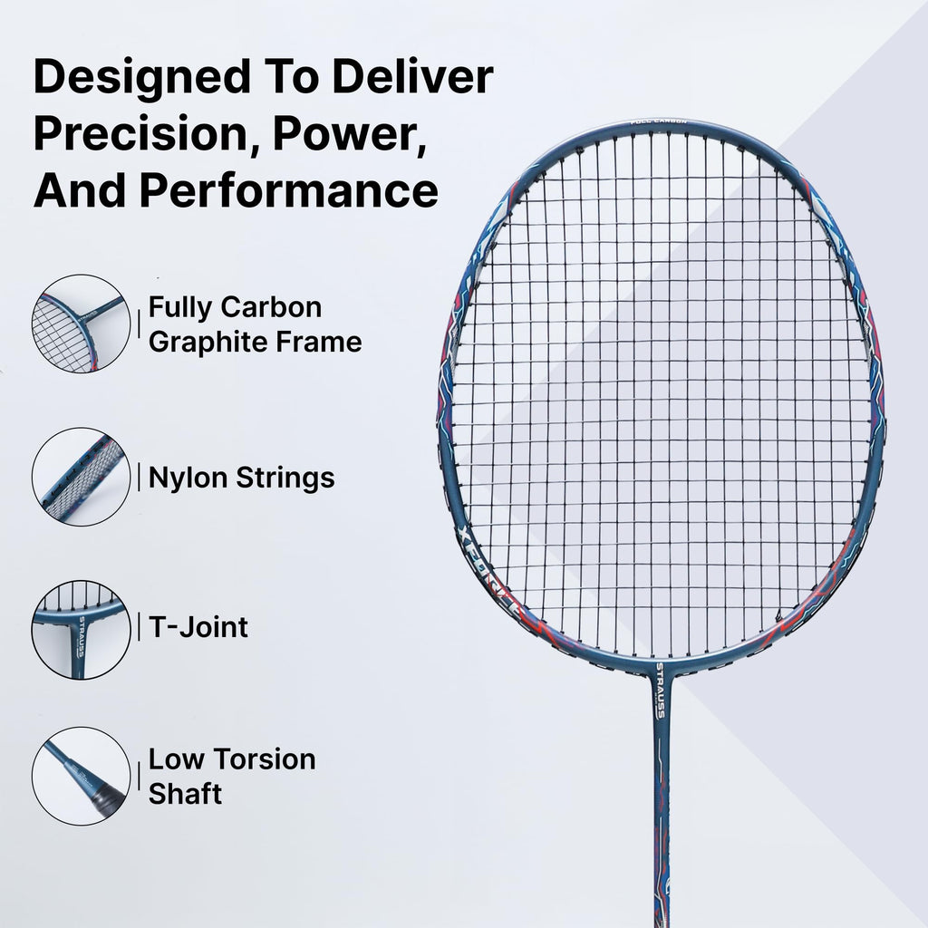 STRAUSS badminton racket