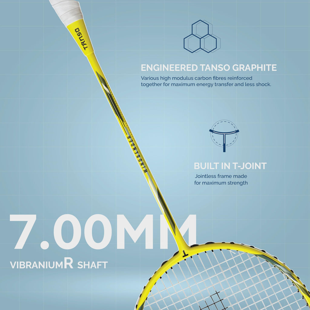 Tanso Windbender badminton racket