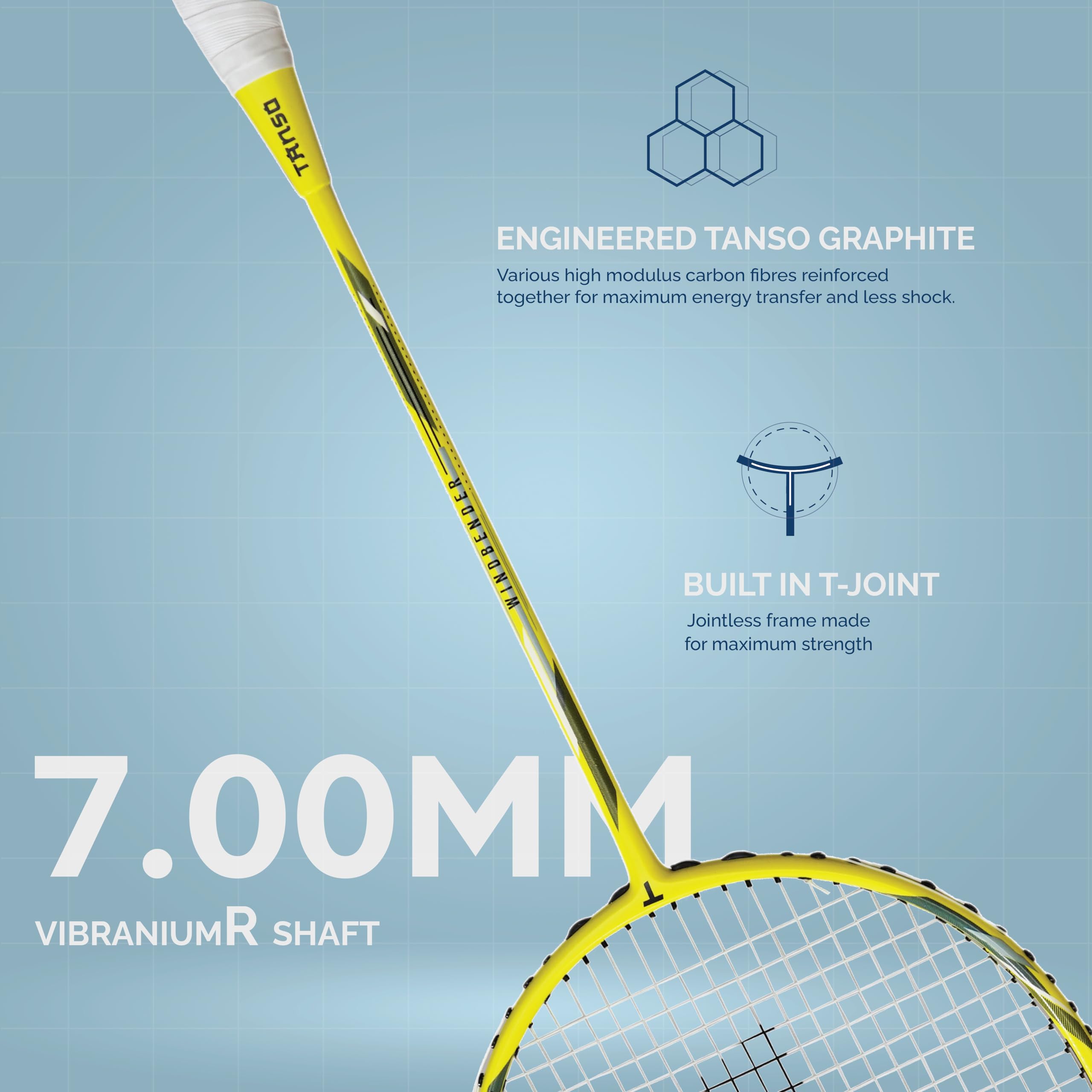 Tanso Windbender badminton racket