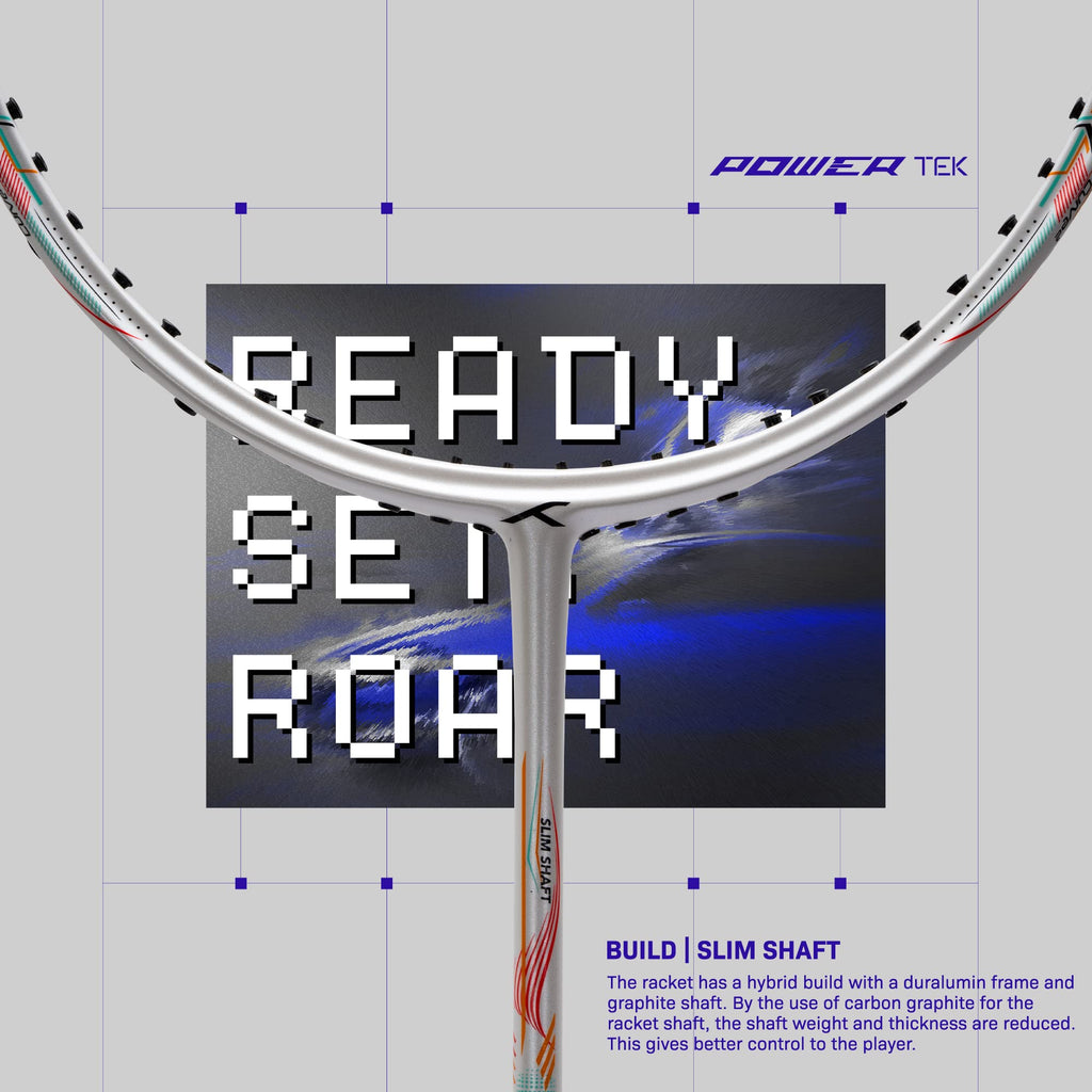 Hundred Powertek 1000 PRO Badminton Racket