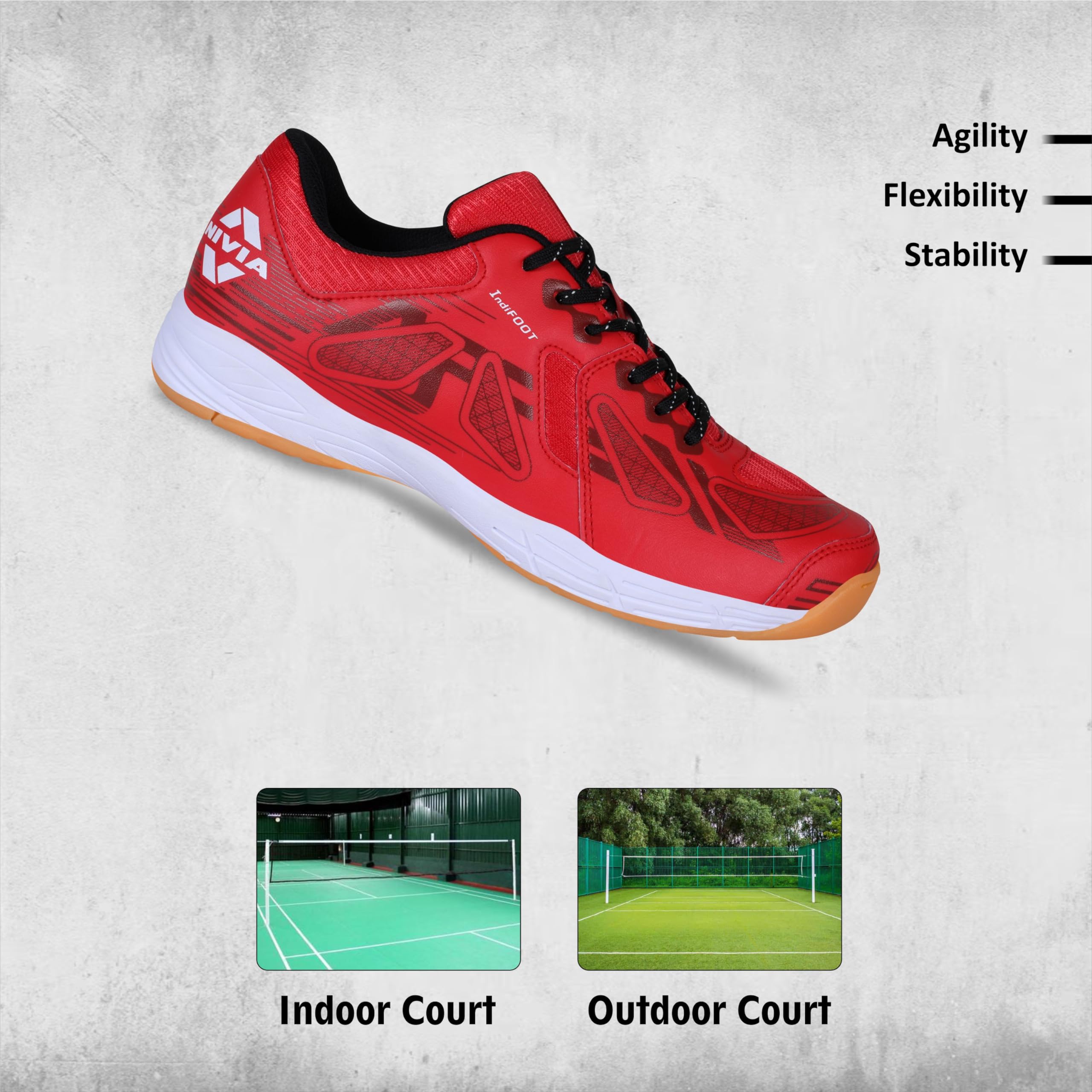 Nivia appeal 3.0 Badminton Shoes (Non Marking)