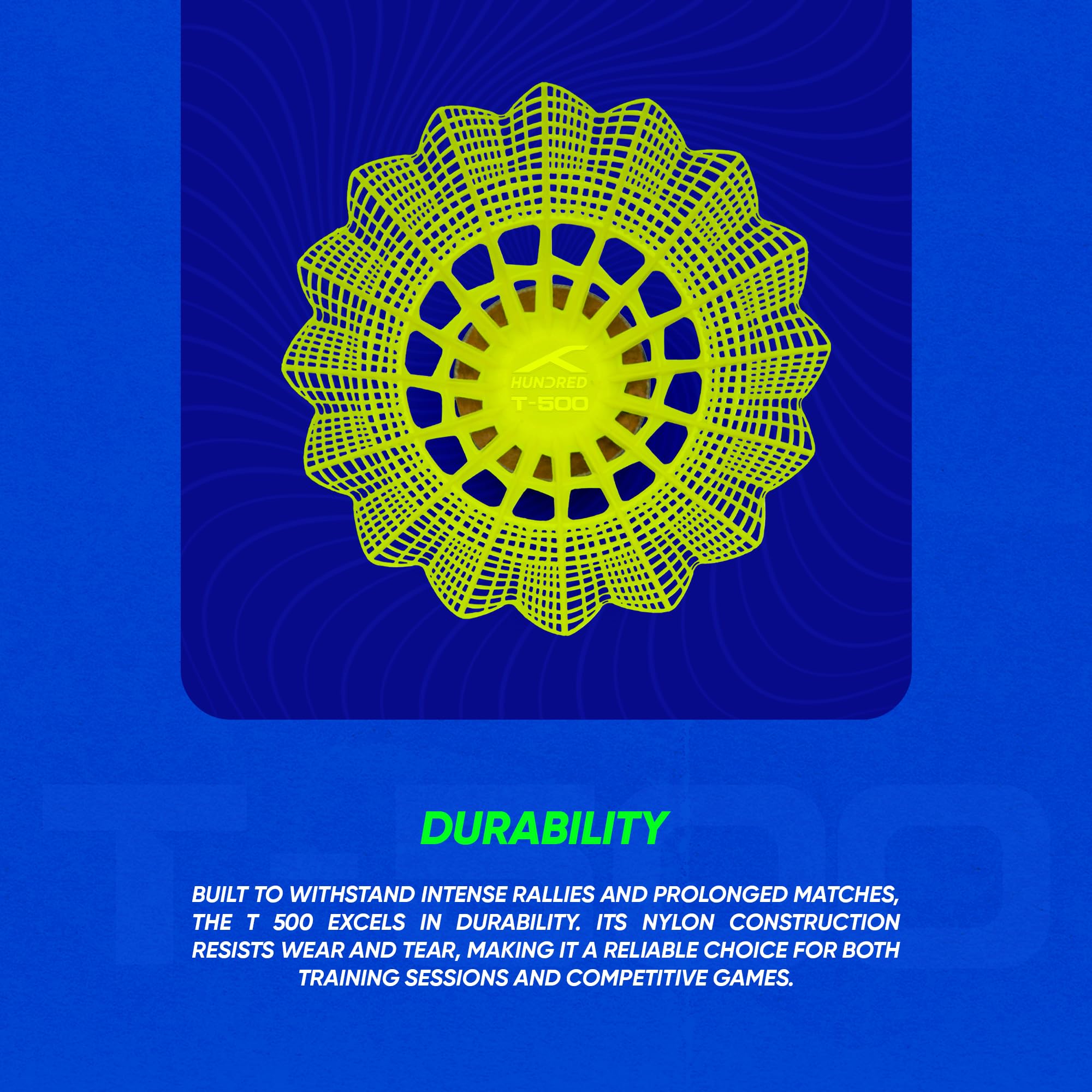 Hundred T-500 Shuttlecock