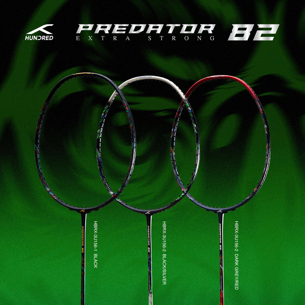 hundred-predator-82-extra-strong-japan-made-graphite-strung-badminton-racket
